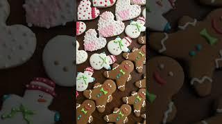 Christmas Cookie Icing ️Snowman Gingerman #christmascookies