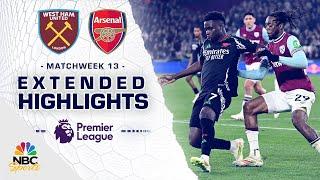 West Ham United v. Arsenal | PREMIER LEAGUE HIGHLIGHTS | 11/30/2024 | NBC Sports