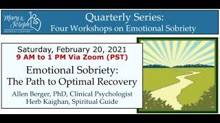 Emotional Sobriety (Part 1): The Path to Optimal Recovery (Dr Berger & Herb K)