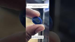 Natural Kashmir Sapphire | Sapphire Stone | Blue Sapphire | Non Treated Natural Sapphire Stone
