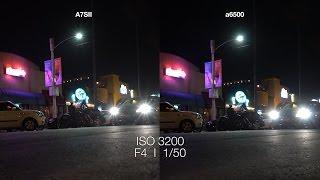 Sony a6500 vs A7SII Low Light Camparison