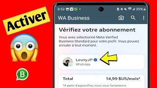 Kijan Pou Certifié kont whatsapp ou ak nouvo Badge verification [ki fenk ajoute a] 