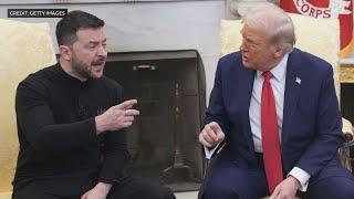 President Trump, President Zelenskyy exchange words in heated argument at White House | Quickcast