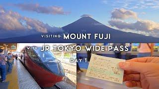 How to use JR Tokyo Wide Pass , Day 1: Mount Fuji viewing at Kawaguchiko