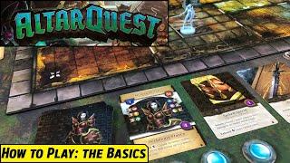 Set-Up and the Basics of How to Play ALTAR QUEST