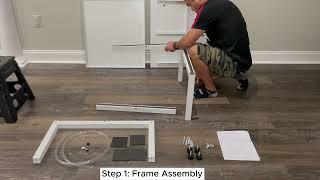 EZ Laundry Universal Pedestal Assembly Video - Quick Version