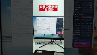 비트코인 선물 자동매매 1일 수익 인증 [고정댓글 확인] #shorts