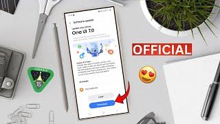 Samsung One UI 7.0 Android 15 - OFFICIAL UPDATE!