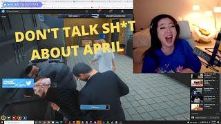 Fuslie Reacts To Lil Bleach & Mr. K Standing Up For April. | NoPixel GTA RP