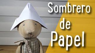 COMO HACER UN SOMBRERO DE PAPEL