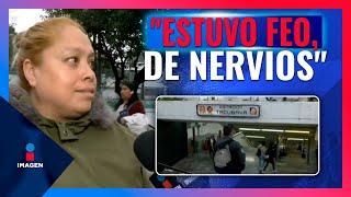 Usuaria del Metro CDMX narra cómo vivió el ataque en la estación Tacubaya | Noticias con Paco Zea