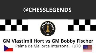 VLASTIMIL HORT vs BOBBY FISCHER, Palma de Mallorca Interzonal, 1970.