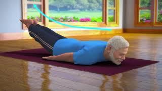 Yoga with Modi : Shalabhasana English
