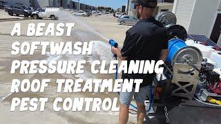 Pressure Cleaning - SoftWash - Roof Treatment System in a Trailer- Walk Through