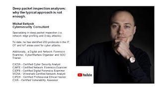 Michał Sołtysik - Deep packet inspection analyses - why the typical approach is not enough (ENG)