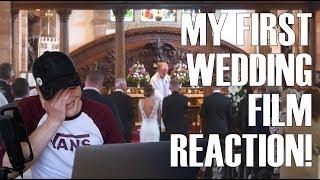 Reacting to my FIRST EVER Wedding Film!