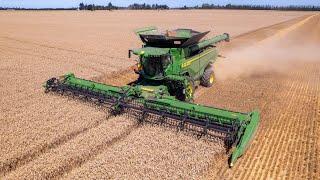 John Deere X9 1100 - Harvesting Wheat