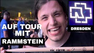 AUF TOUR MIT RAMMSTEIN #1: DRESDEN (Drumstick von Schneider, Pop Up Store und erste Reihe)