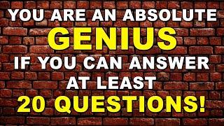 Elite General Knowledge Quiz - Only A Genius Brain Can Pass!  Ultimate Trivia Quiz Round 91