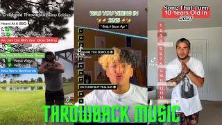 Throwbacks Music Challenge TikTok Complilation 