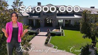 4 Million Dollar Home, Queen Creek AZ, Highest Active Listing!