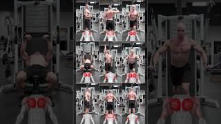 Full push workout (chest, shoulders and triceps), one machine! Follow for more fitness content 