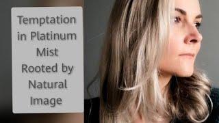 Wig Review | Temptation #wig | Platinum Mist Rooted | Natural Image Inspired Collection #wigreview