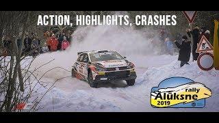 Action, highlights, crashes. Rally Aluksne 2019