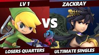 Kowloon Kagaribi TOP 8 - Lv.1 (Toon Link) Vs. zackray (Pit, Dark Pit, ROB) Smash Ultimate - SSBU