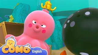 Surprise Como | Aquarium Fishing Fun! Learn Colors and Sea Creatures in English