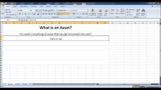 Free Online Bookkeeping Course #3 - What is an Asset?