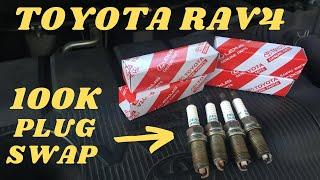 RAV4 100K Plug Swap.. Suckered By Fake Denso Iridium