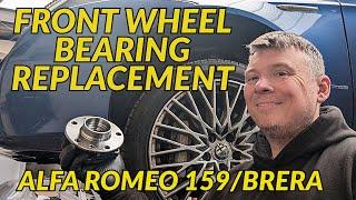 ALFA ROMEO 159/BRERA FRONT WHEEL BEARING REPLACEMENT