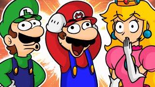 Funny Super Mario Characters Reaction Compilation - Gabasonian