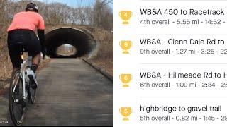 WB&A Trail - Strava Trophy Collecting (4th Out Of 1,300 Cyclist)