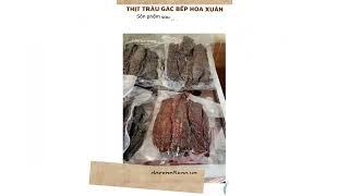 Thịt trâu gác bếp - đậm hương vị đặc sản Tây Bắc #shorts