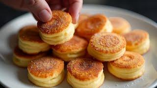 Ready for coffee and tea in just a few minutes! Only yogurt and flour! 3 perfect recipes!