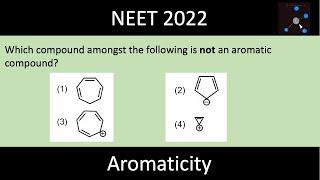 Which compound amongst the following is not an aromatic compound? || Huckel's (4n+2)pi electron rule