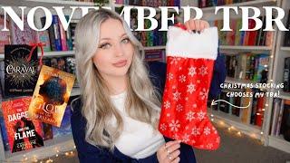 TBR Christmas stocking chooses my november reads! November TBR