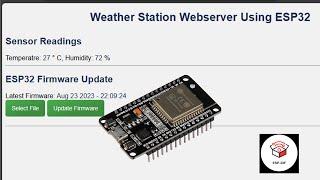 Weather Station Web Server with OTA Updates Using ESP32 & ESP-IDF Framework #esp32 #electronic