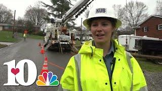 KUB celebrates International Women's Day by recognizing its first female lineworker