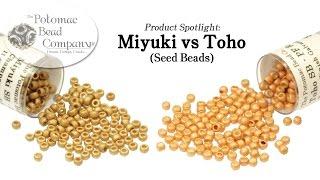 Miyuki vs Toho seed beads (Comparison)