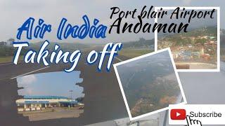 Air India take off from Port Blair | Beautiful View of Andaman | #airindia #andaman @salmankazi84