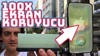 iPhone'a 100 Tane KIRILMAZ CAM Taktım! (Telefon GG)