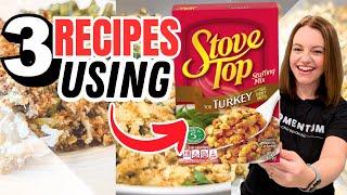 What to make with STUFFING MIX - 3 NEW recipes!