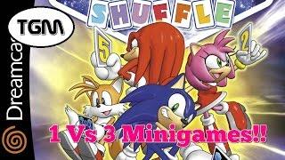 Sonic Shuffle - 1 Vs 3 Minigames