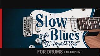 Slow Blues - Am | For Drums + Metronome - Backing Track | 75bpm