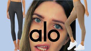 ALO airbrushed VS ALO  airlift leggings | Yoga Pants Review