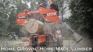 Home Grown Lumber and My Sawmill Story | Woodmizer LT70