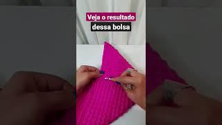 Bolsa de crochê muito fácil de fazer, gastando pouco. Lucre vendendo esse modelo.